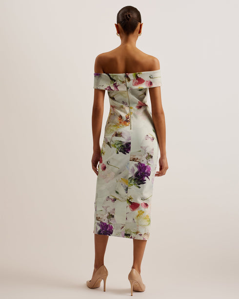 MERREEN-Dresses-Scuba Floral Midi Dress- Ted Baker Romania